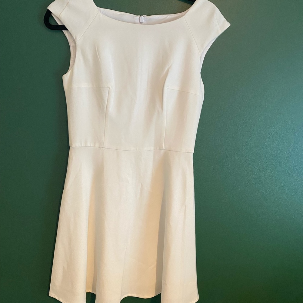 White cocktail dress